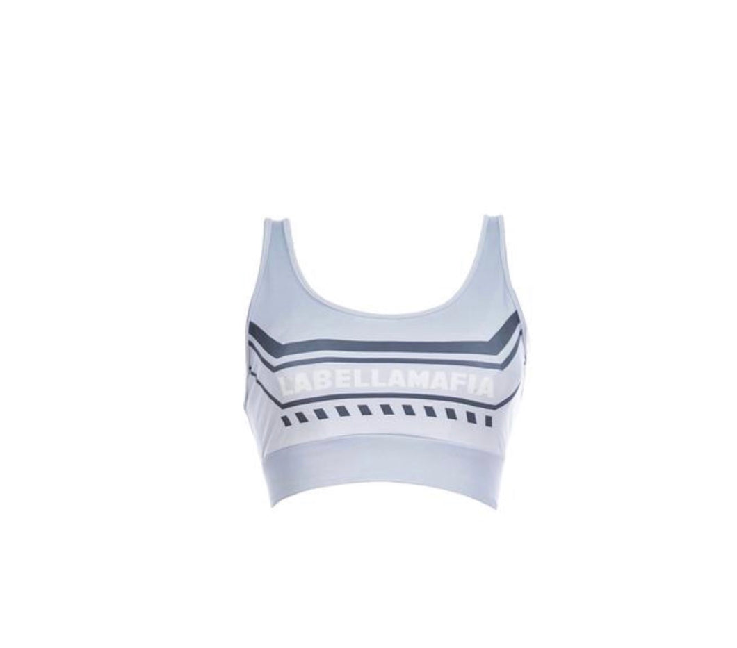 Top gris degrade blanco