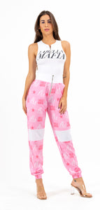 JOGGER GROOVE PINK STAR